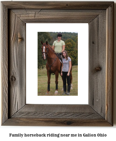 family horseback riding near me in Galion, Ohio